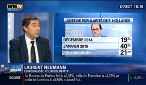 BFM Story: La cote de popularité de François Hollande connaît un bond historique – 19/01