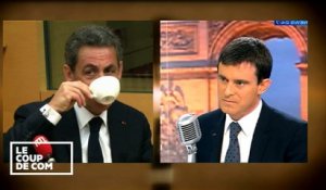 Le coup de com : Manuel Valls et Nicolas Sarkozy #mediaslemag