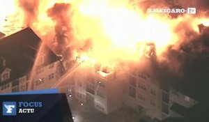 New Jersey : un immeuble dévoré par les flammes