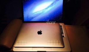 Photos de la coque du MacBook Air Retina 12" comparée à l'iPad Air 2