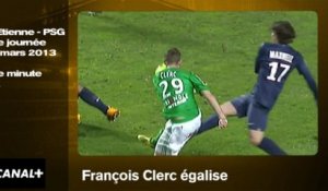 St Etienne - PSG (2013): François Clerc égalise