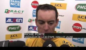 Cyclisme - Paris-Nice : Porte, «Je suis aux anges !»