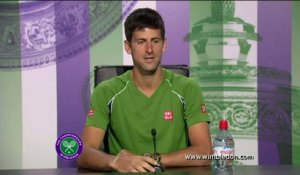 TENNIS - WIMBLEDON : Djokovic a eu chaud !