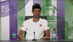 TENNIS - WIMBLEDON : Djokovic s'en satisfait