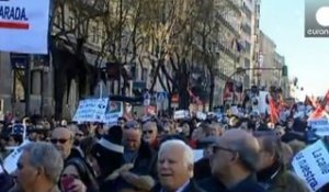 Espagne : Manifestation pour défendre le droit de manifester