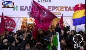 Avec la victoire de Syriza, les Grecs espèrent la fin de l'austérité