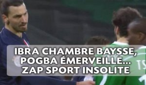 Ibra chambre Baysse, Pogba émerveille, Cristiano pète les plombs... [ZAP Sport insolite]