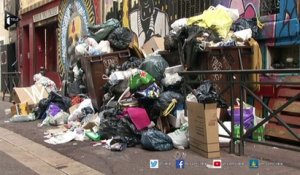 Marseille: les déchets s'accumulent après une grève des éboueurs