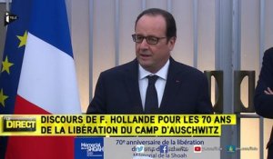 François Hollande : "la France n'oubliera jamais"