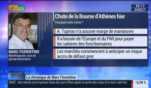 Marc Fiorentino: "Les marchés commencent à anticiper un risque accru de défaut grec !" - 29/01