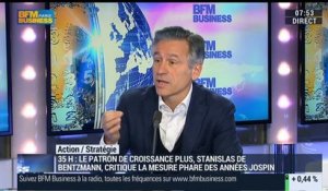 Réforme du temps de travail: "Idéalement, pour relancer notre économie, il faudrait revenir à 38 heures": Stanislas de Bentzmann - 30/01