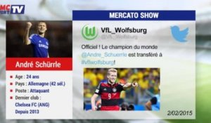 Mercato Show / La fiche transfert de Schürrle à Wolfsburg - 02/02