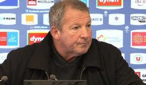 Rolland Courbis avant MHSC vs LOSC (24ème journée L1)