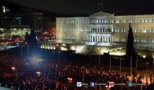 Des milliers de manifestants à Athènes pr soutenir le gvt