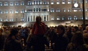 Grèce : manifestation anti-austérité... et pro-gouvernement