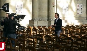Dans les coulisses du tournage de "Secrets d'histoire" à la cathédrale de Reims