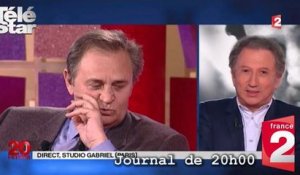 JT France 2 20H00 - Michel Drucker rend hommage à Roger Hanin - Mercredi 11 février 2015