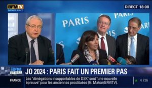 BFM Story: JO 2024 (1/2): "Paris fait un premier pas vers une candidature", Jean-Paul Huchon - 12/02