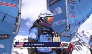 Run of Hadley Hammer (USA) - Swatch Freeride World Tour 2015 in Vallnord Arcalis (AND) By The North Face