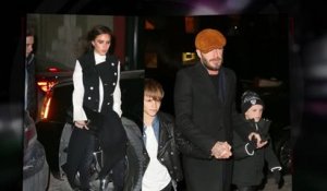 Victoria Beckham et sa famille à la Semaine de la Mode à New York