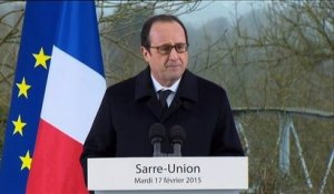 "Profaner, c'est souiller la République", juge Hollande à Sarre-Union