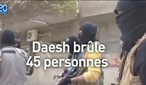 Daesh brûle vives 45 personnes en Irak