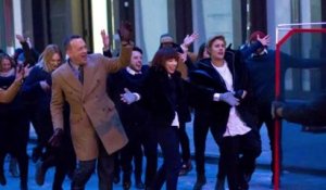 Tom Hanks, Justin Bieber et Carly Rae Jepsen dansent à New York