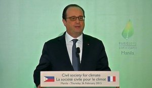 Manille : discours pour l'ouverture du forum "Vers la COP 21 : la société civile mobilisée pour le climat"