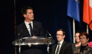 Manuel Valls à Betton : la Bretagne et "les remparts de Guérande"