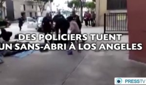 Des policiers tuent un sans-abri à Los Angeles