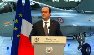 Discours lors de la visite du site de Dassault aviation à Mérignac