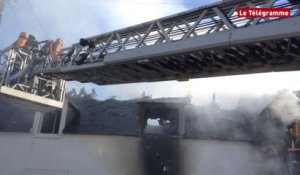 Concarneau. Une maison ravagée par le feu : cinq personnes hospitalisées