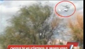 Crash en Argentine : les images du choc entre les deux hélicoptères