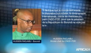 Burundi, Hussein Radjabu sort de son silence