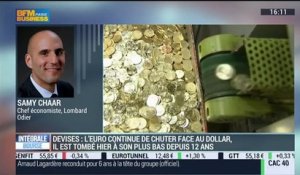 Devises: L'euro continue de chuter face au dollar: Samy Chaar – 11/03