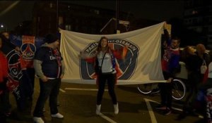 Les supporters en délire après la victoire du PSG
