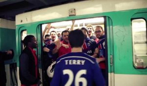 Des supporters du PSG parodient l’incident raciste du métro