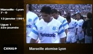 OM-OL (1991): Marseille pulvérise Lyon 7-0