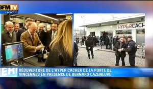 Réouverture de l'Hyper Cacher: la carte bleue de Cazeneuve ne fonctionne pas