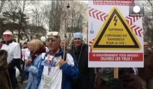 Les médecins manifestent en force à Paris