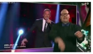 Eurovision 2015 : un interprète en langue des signes fait sensation en Suède
