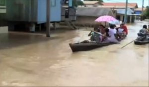 Brésil : d'importantes inondations à Boca do Acre