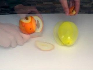 L'étonnante expérience des ballons et du zeste d'orange