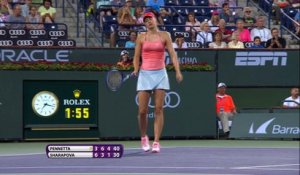 Indian Wells - Serena se fait peur, Sharapova out