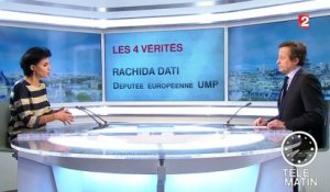 Les 4 Vérités - Rachida Dati opposée à Nicolas Sarkozy sur les repas de substitution