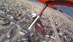 Vol en deltaplane au dessus du festival Burning Man!