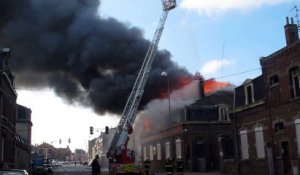 Cambrai : les entrepôts des Docks détruits par les flammes