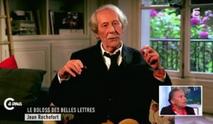 Jean Rochefort , "Boloss des belles lettres" face à Christiane Taubira - C à vous - 23/03/2015