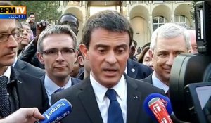 Noisy-le-Grand: Valls "appelle à la mobilisation" pour le 2e tour des départementales