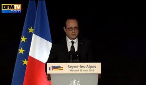 Hollande: "Je suis fier que la France puisse donner cette image de solidarité"
